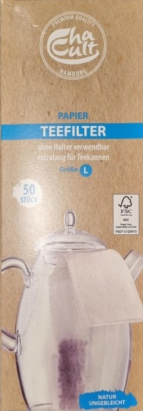 50 große Tee-Filter